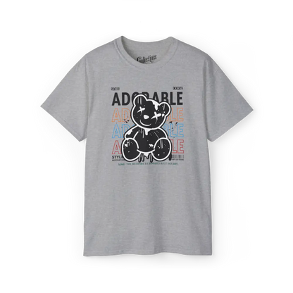 Mot pour Mot - T-Shirt - T-shirt - Adorable - Style unique - Gris Sport / S / M