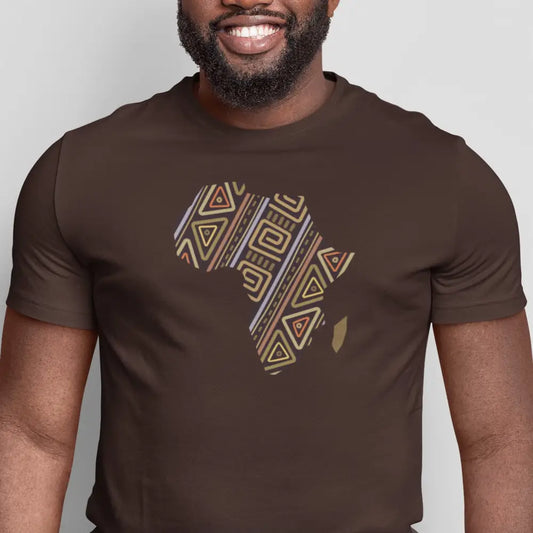 Globe-trotteurs - T-Shirt - T-shirt - Afrique en carte