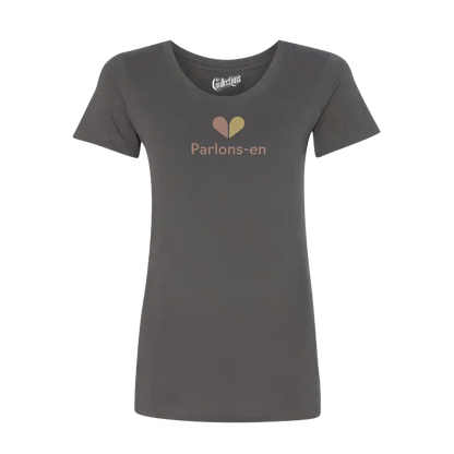 Vie d’Phoqué - T-Shirt ajusté - T-shirt ajusté - Parlons-en - Cendre foncé / S