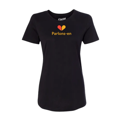 Vie d’Phoqué - T-Shirt ajusté - T-shirt ajusté - Parlons-en - Noir / S