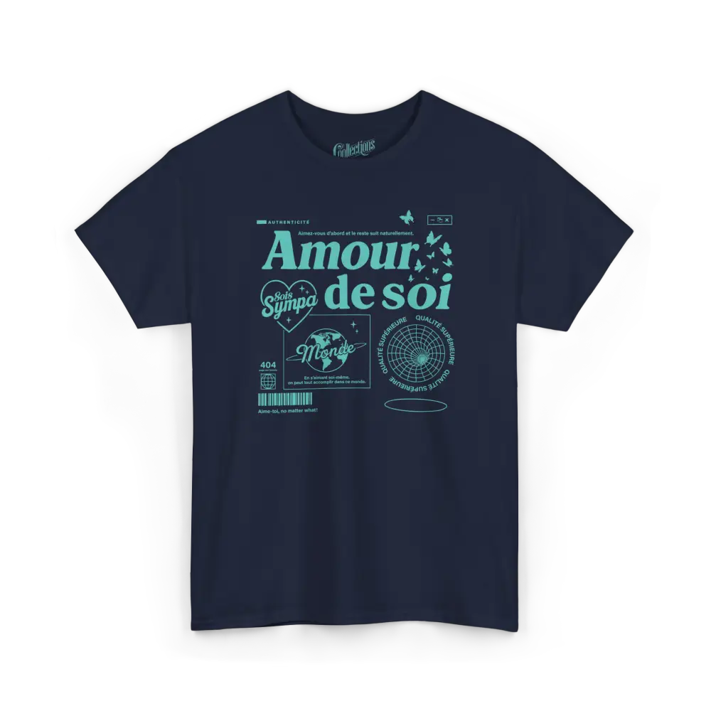 Mot pour Mot - T-Shirt - T-shirt - Amour de soi - Sois sympa avec toi-même