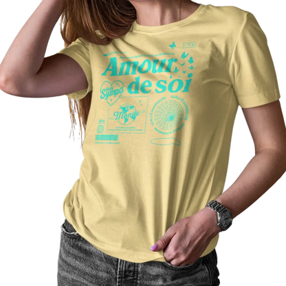 Mot pour Mot - T-Shirt - T-shirt - Amour de soi - Sois sympa avec toi-même