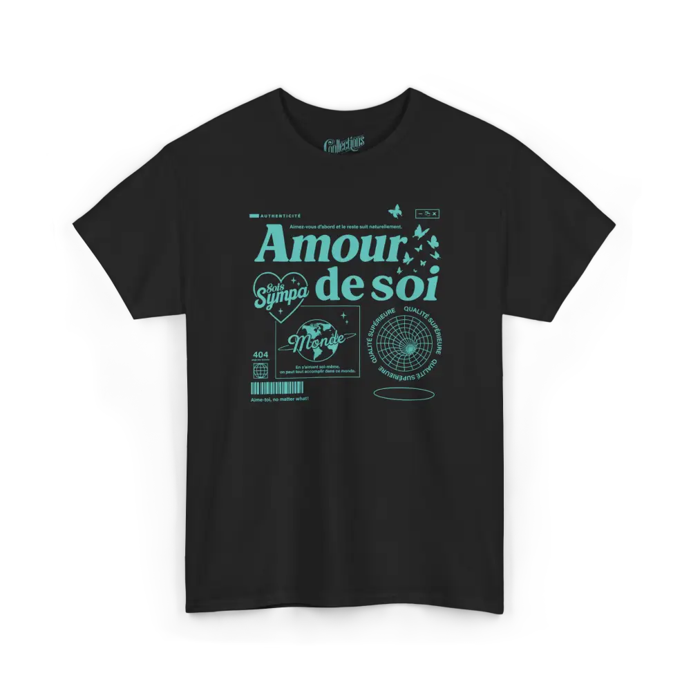 Mot pour Mot - T-Shirt - T-shirt - Amour de soi - Sois sympa avec toi-même