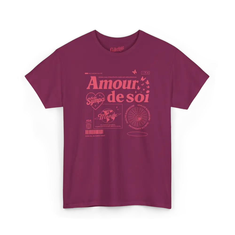 Mot pour Mot - T-Shirt - T-shirt - Amour de soi - Sois sympa avec toi-même