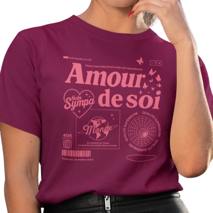 Mot pour Mot - T-Shirt - T-shirt - Amour de soi - Sois sympa avec toi-même