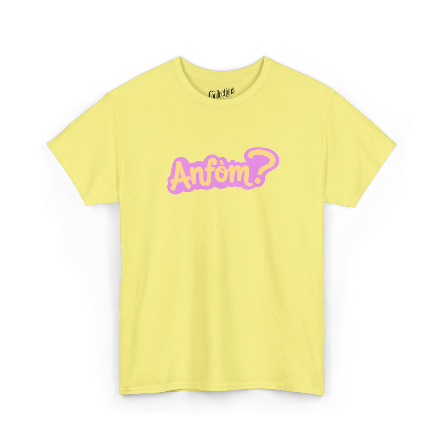Créolofolie - T-Shirt - T-shirt - Anfòm? - Maïs / S / M