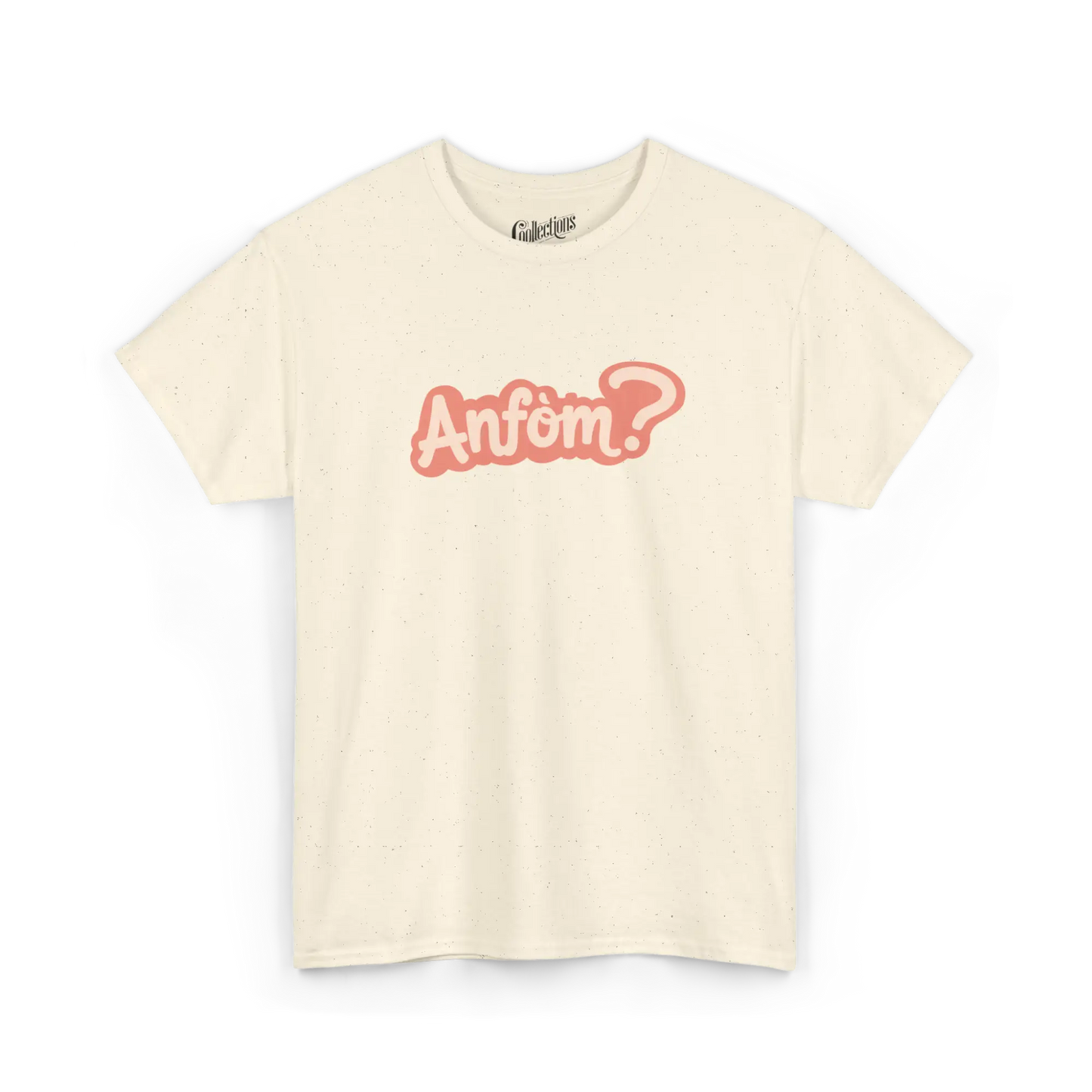Créolofolie - T-Shirt - T-shirt - Anfòm? - Naturel / S / M