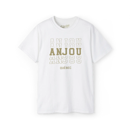 Local D’abord - T-Shirt - T-shirt - Anjou plus que classique - Blanc / S / M