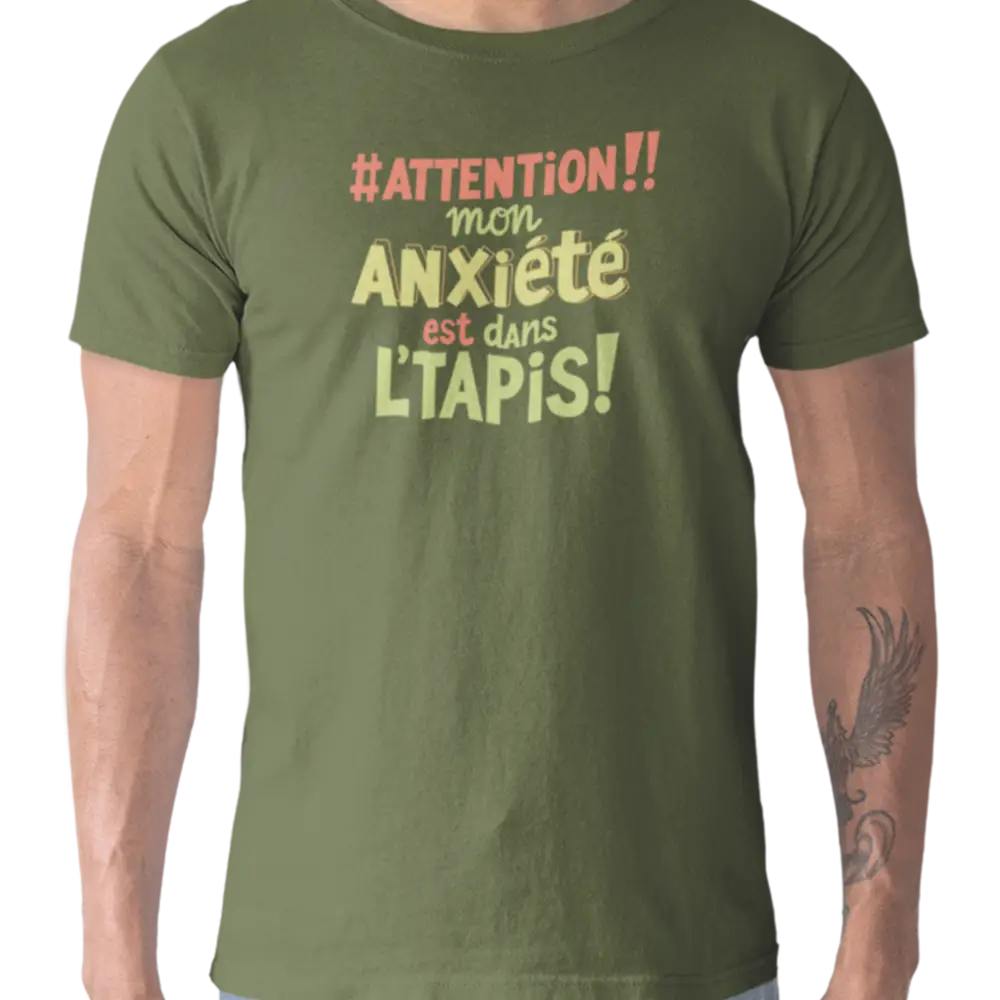 Vie d’Phoqué - T-Shirt - T-shirt - #Attention! Mon anxiété...