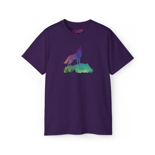 #camping - T-Shirt - T-shirt – Aurora Borealis – Le loup