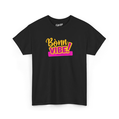 Créolofolie - T-Shirt - T-shirt - Bònn Vibe! - Noir / S / M