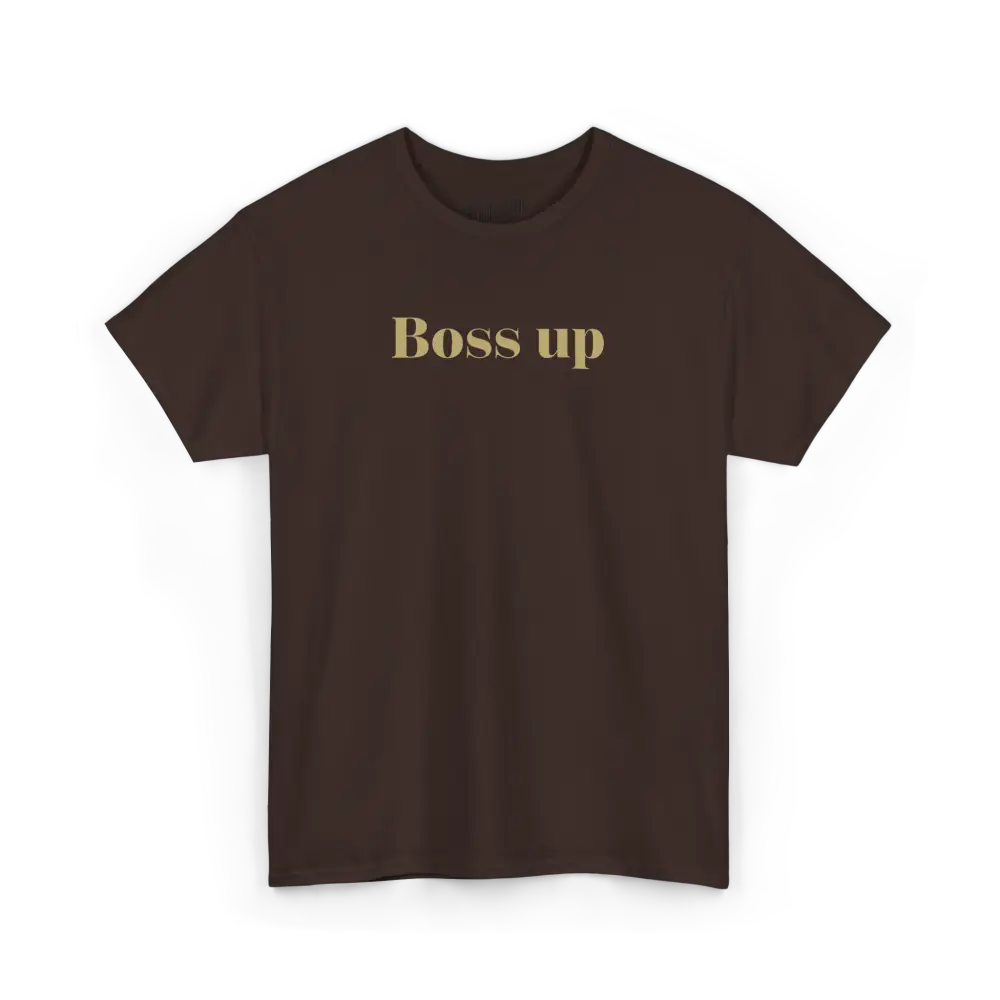 Mot Pour Mot - T-Shirt - T-Shirt - Boss Up - Chocolat / S / M