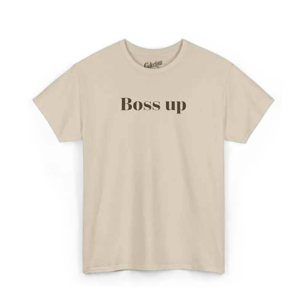 Mot Pour Mot - T-Shirt - T-Shirt - Boss Up - Sable / S / M