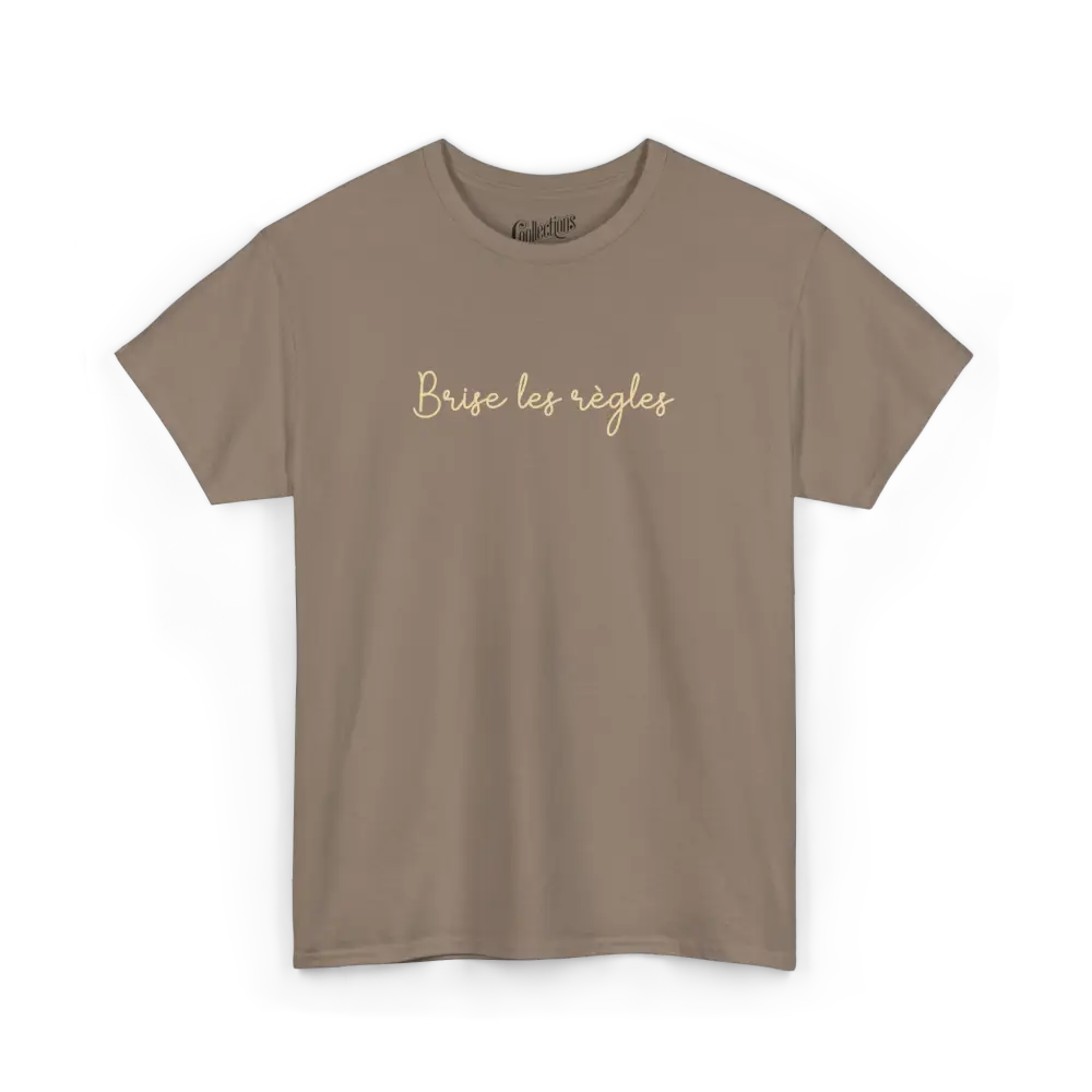 Vie d’Phoqué - T-Shirt - T-shirt - Brise les règles - Savane / S / M