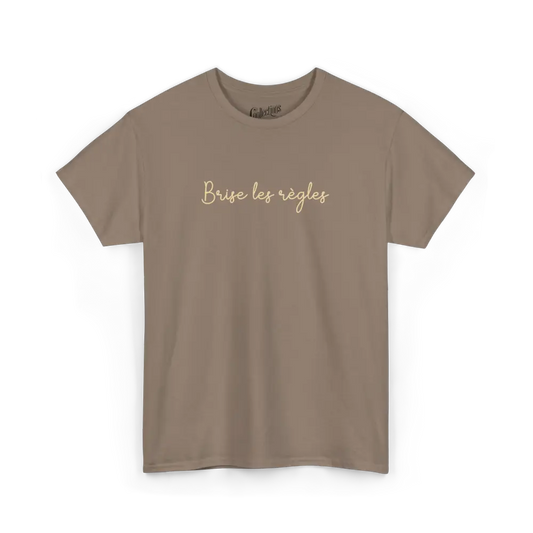 Vie d’Phoqué - T-Shirt - T-shirt - Brise les règles - Savane / S / M