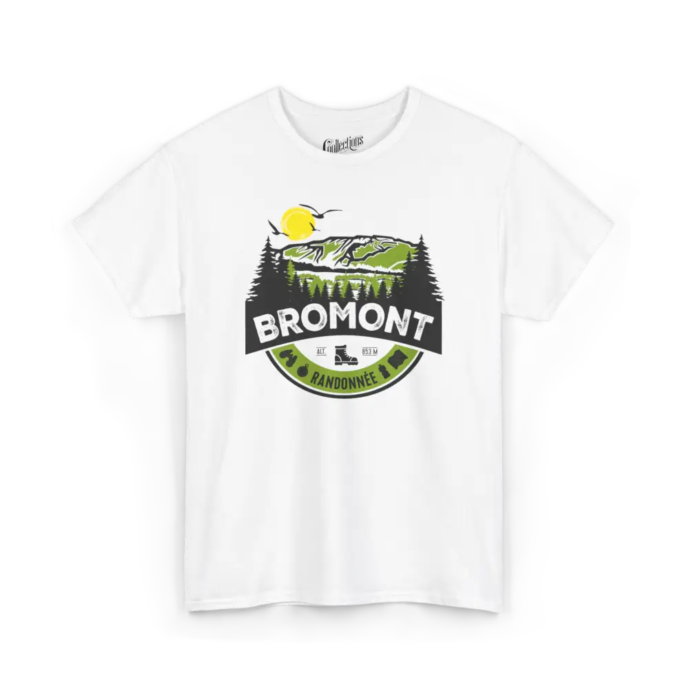 #camping - T-Shirt - T-shirt - Bromont - Blanc / S / M