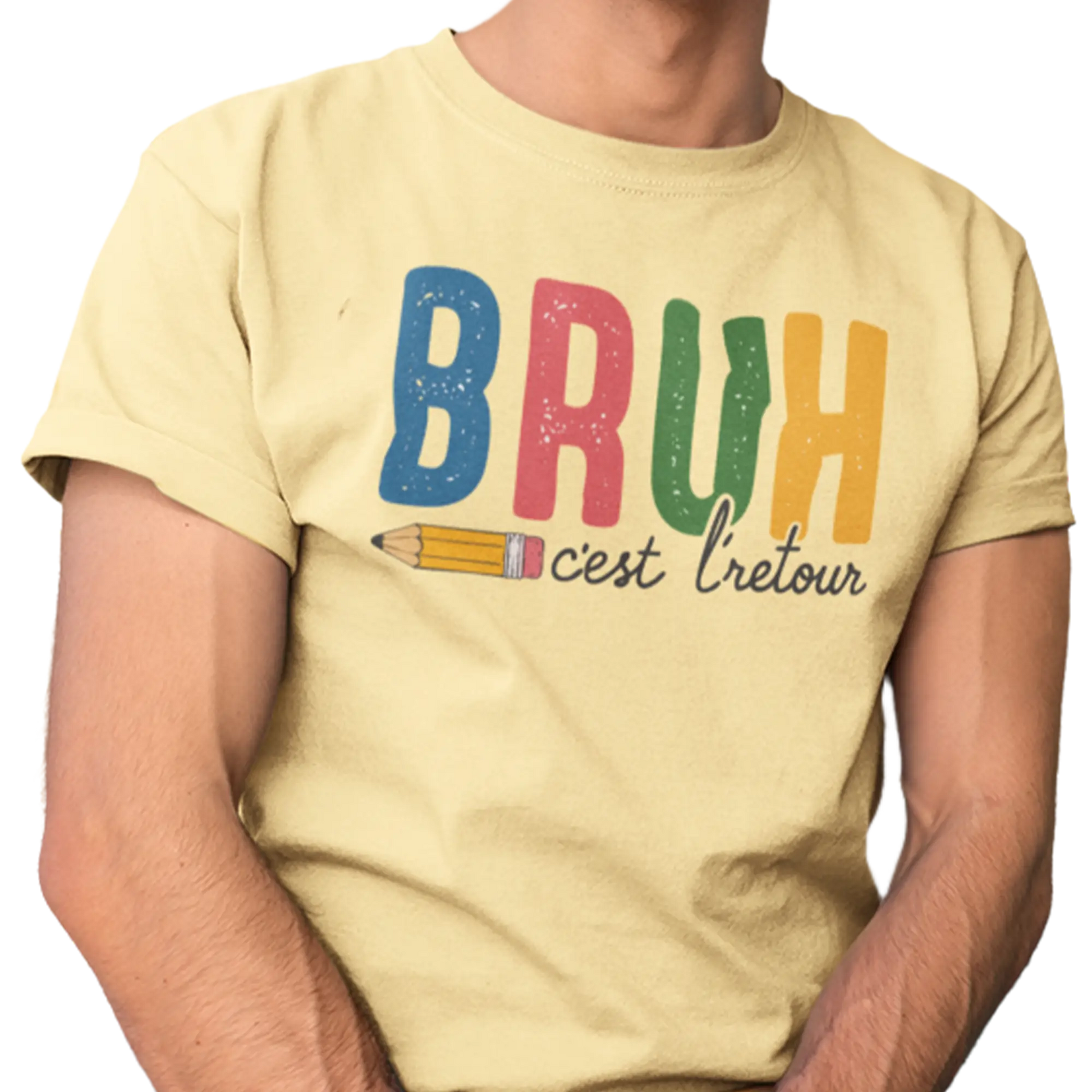 Vie d’Prof - T-Shirt - T-shirt - Bruh c’est l’retour!