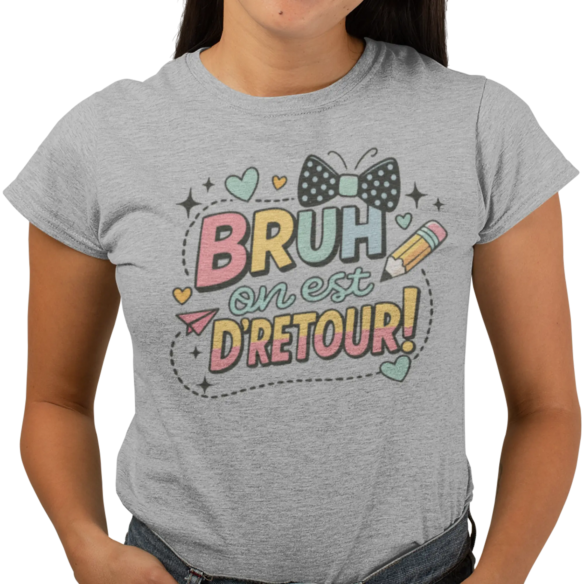 Vie d’Prof - T-Shirt - T-shirt - Bruh Mode École pour femme