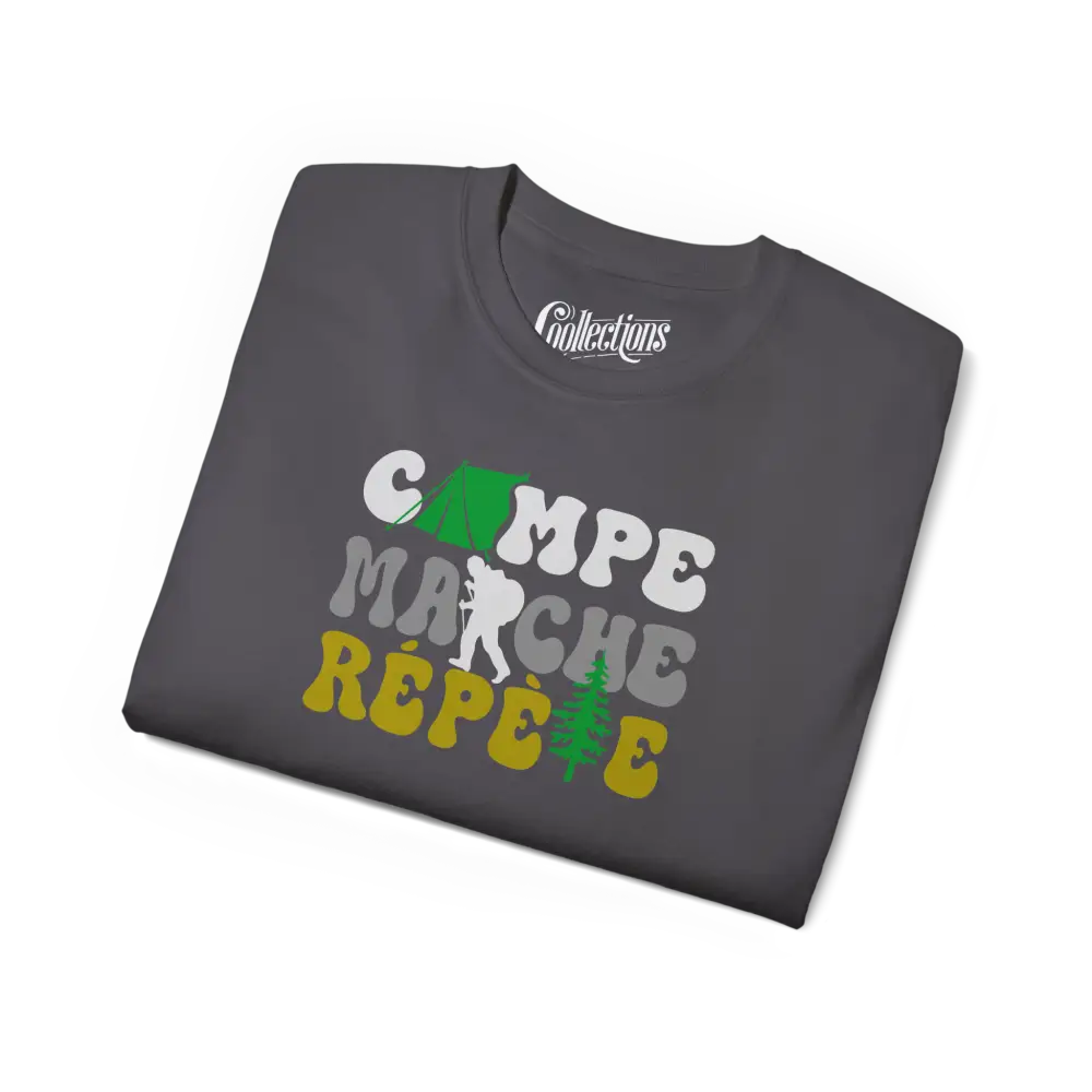 #camping - T-Shirt - T-Shirt - Campe Marche Répète