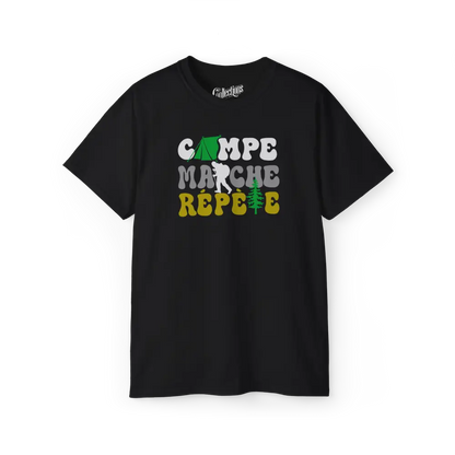 #camping - T-Shirt - T-Shirt - Campe Marche Répète