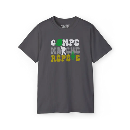 #camping - T-Shirt - T-Shirt - Campe Marche Répète