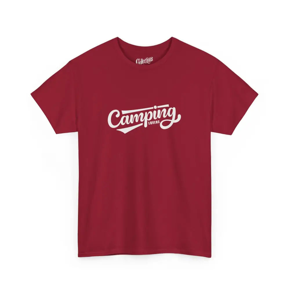 #camping - T-Shirt - T-shirt - Camping Lovers - Cardinal / S / M