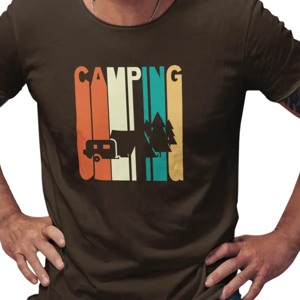 #camping - T-Shirt - T-shirt - Camping Rétro
