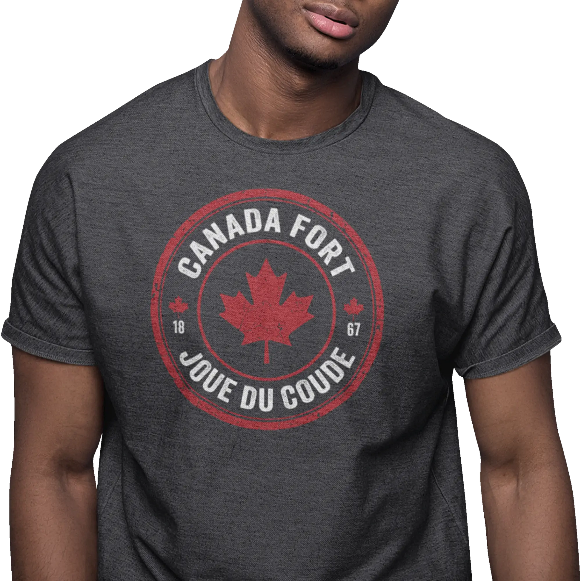 Local D’abord - T-Shirt - T-shirt - Canada Fort Joue du Coude