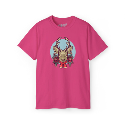 Temps des Fêtes - T-Shirt - T-shirt - Cerf de Noël