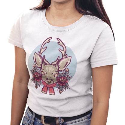 Temps des Fêtes - T-Shirt - T-shirt - Cerf de Noël