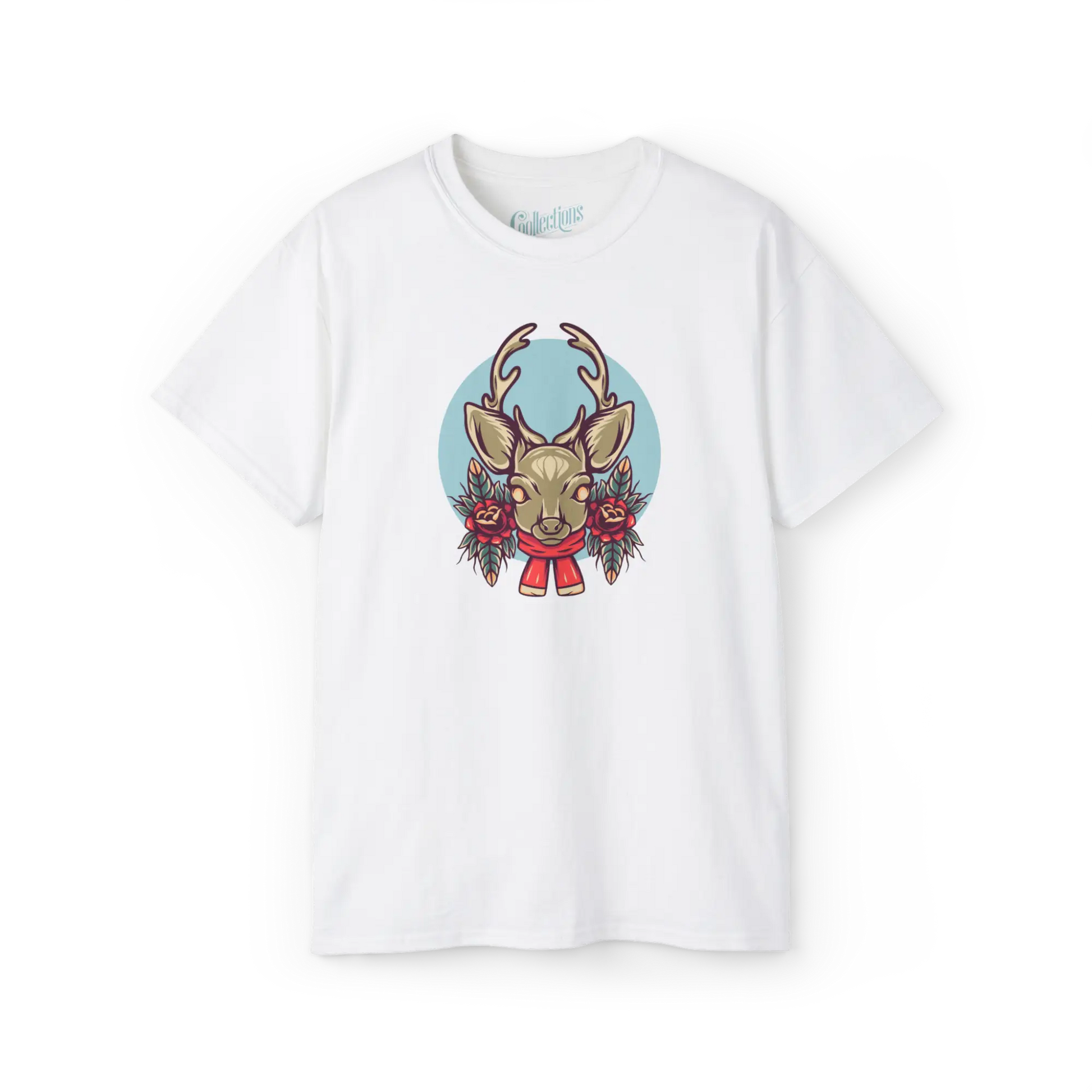 Temps des Fêtes - T-Shirt - T-shirt - Cerf de Noël
