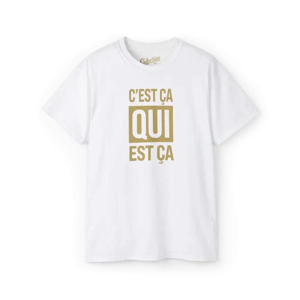 Mot pour Mot - T-Shirt - T-shirt - C’est ça qui est ça - Blanc / S / M