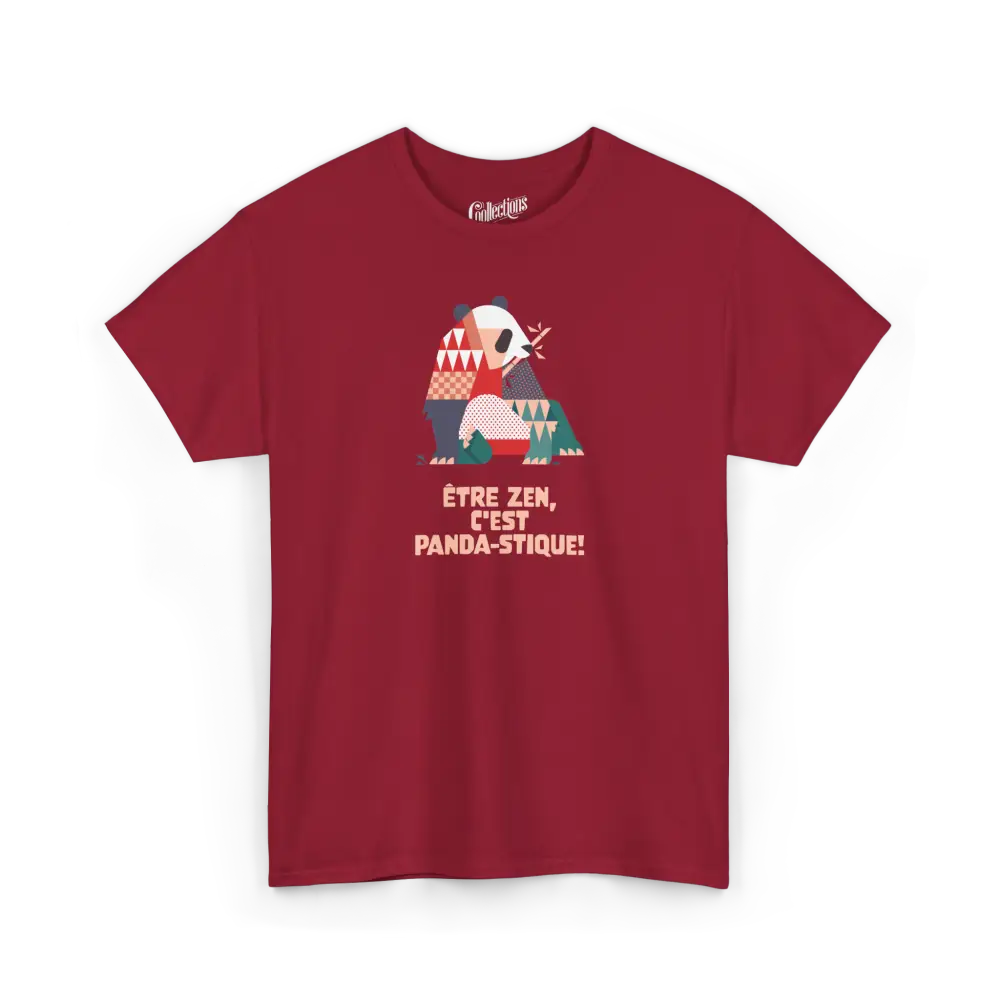 Les Poilus - T-Shirt - T-shirt – C’est Panda-Stique! - Cardinal / S / M