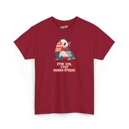 Les Poilus - T-Shirt - T-shirt – C’est Panda-Stique! - Cardinal / S / M