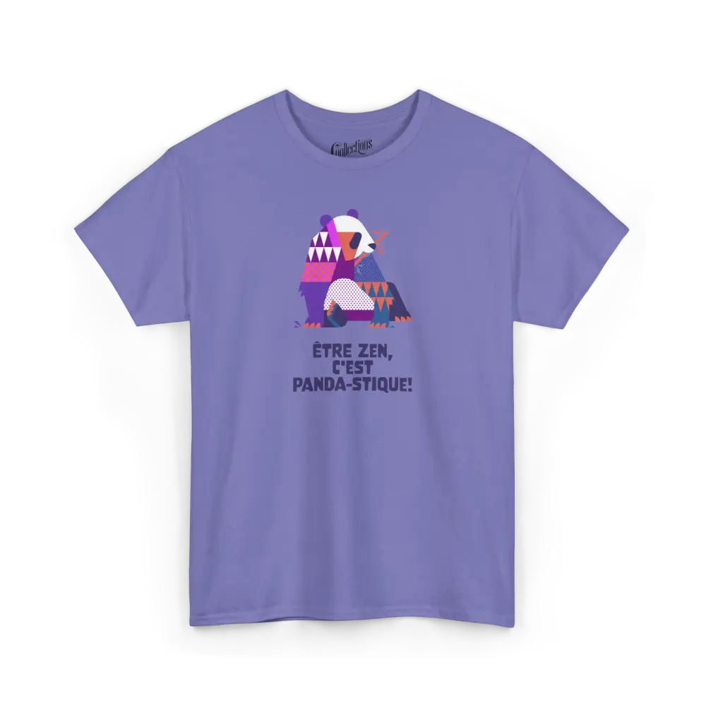 Les Poilus - T-Shirt - T-shirt – C’est Panda-Stique! - Violet / S / M