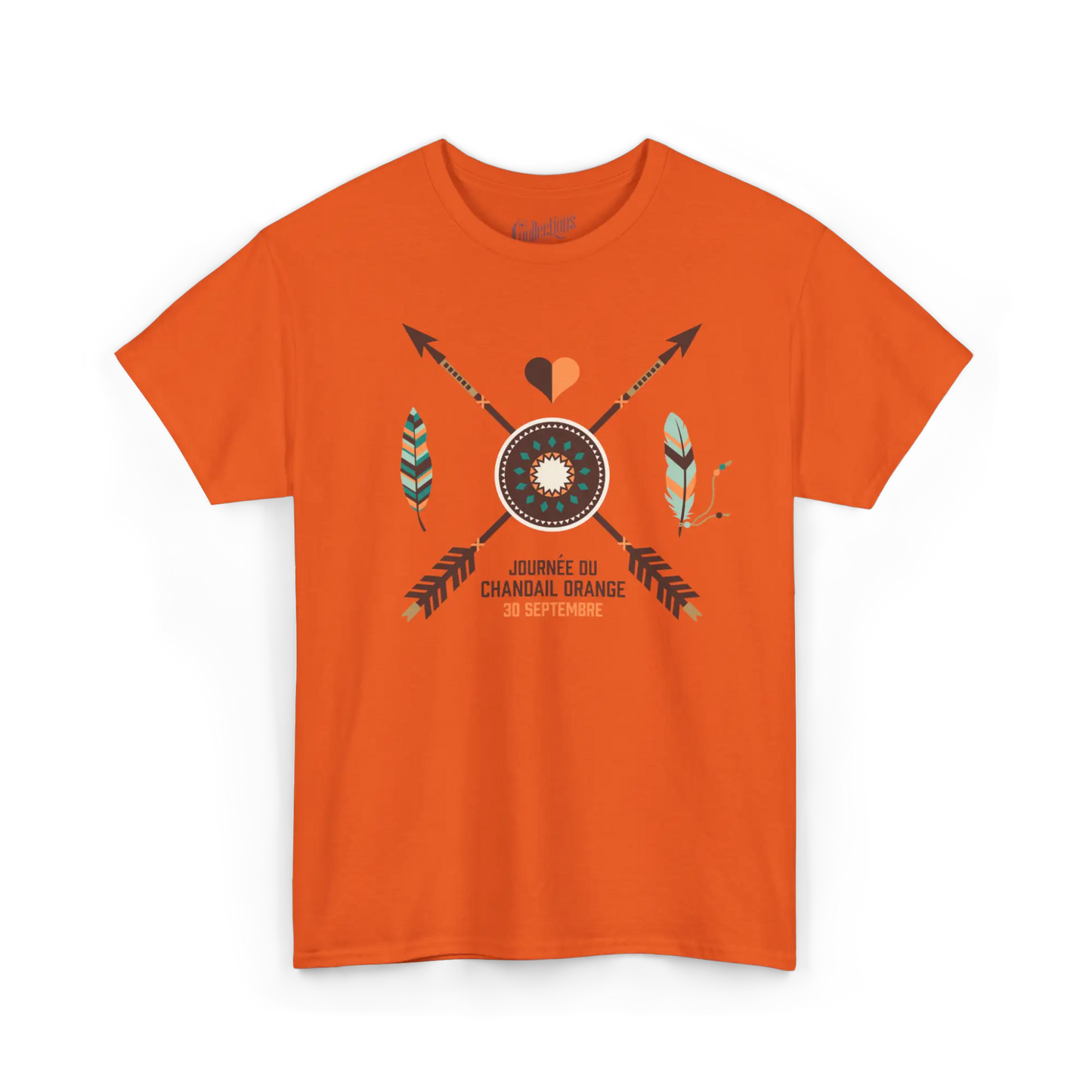 Local D’abord - T-Shirt - T-shirt – Chandail orange commémoratif