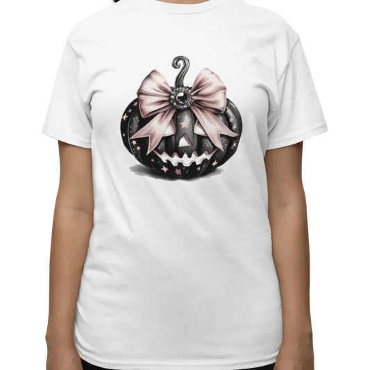 Halloween - T-Shirt - T-shirt - Citrouille rose