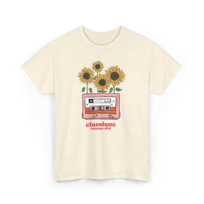 Mot Pour Mot - T-Shirt - T-shirt – Classique comme moi - Naturel / S / M