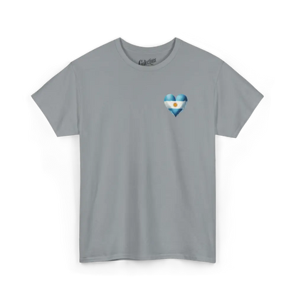 Globe-trotteurs - T-Shirt - T-shirt - Cœur de l’Argentine - Gravier / S / M / Argentine