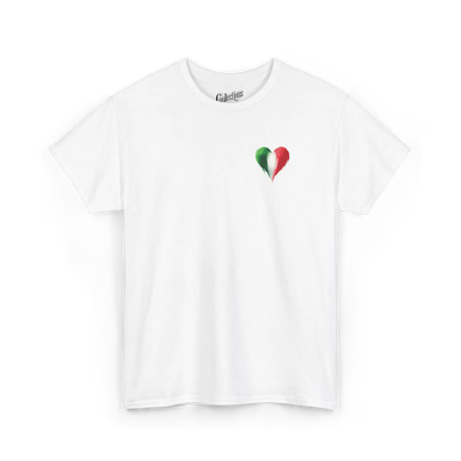Globe-trotteurs - T-Shirt - T-shirt - Cœur de l’Italie - Blanc / S / M / Italie