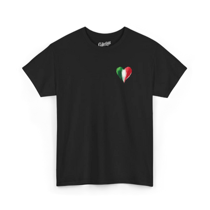 Globe-trotteurs - T-Shirt - T-shirt - Cœur de l’Italie - Noir / S / M / Italie