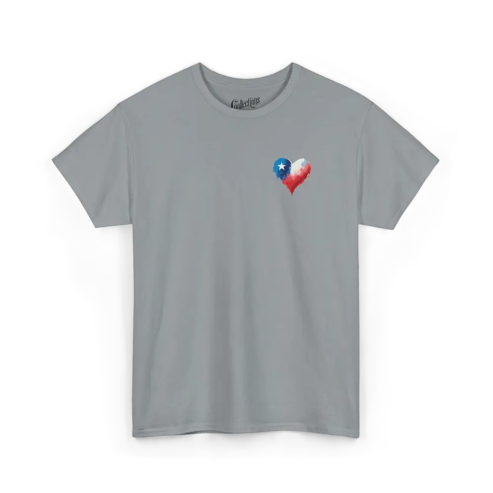 Globe-trotteurs - T-Shirt - T-shirt - Cœur du Chili - Gravier / S / Chili