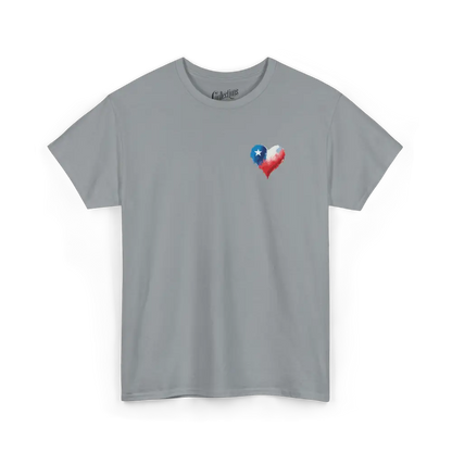 Globe-trotteurs - T-Shirt - T-shirt - Cœur du Chili - Gravier / S / Chili