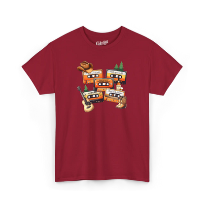 Rodéo Moderne - T-Shirt - T-shirt - Country québécois - Cardinal / S / M