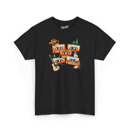 Rodéo Moderne - T-Shirt - T-shirt - Country québécois - Noir / S / M