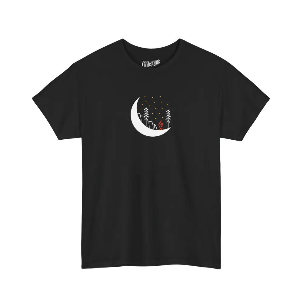 #camping - T-Shirt - T-shirt - Croissant de lune
