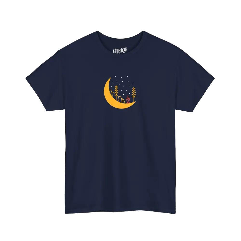 #camping - T-Shirt - T-shirt - Croissant de lune