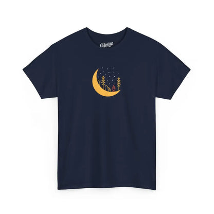 #camping - T-Shirt - T-shirt - Croissant de lune - Marine / S / M