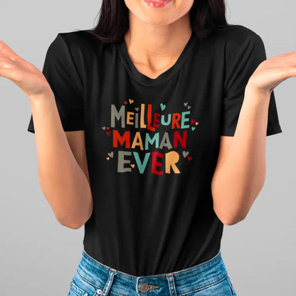 Famille et Cie - T-Shirt - T-shirt - Duo - Ma maman est la plus meilleure