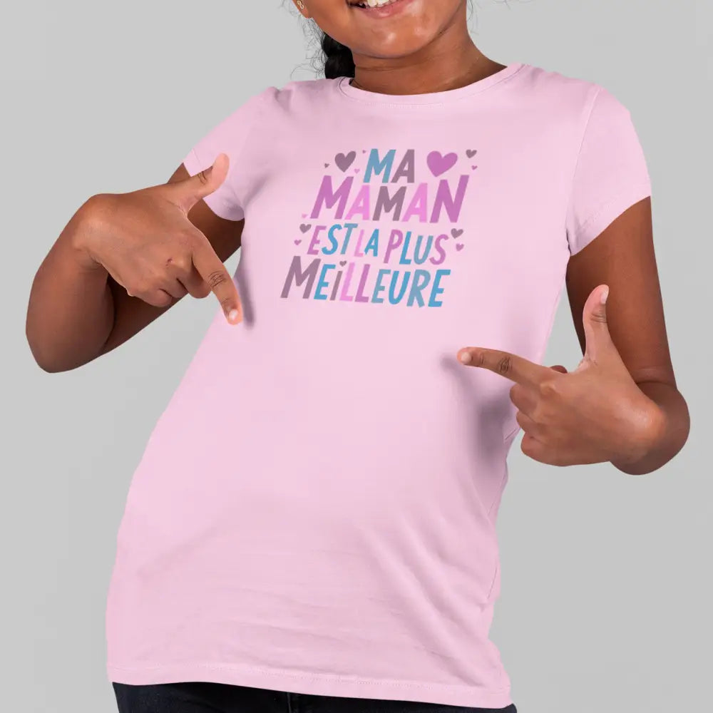 Famille et Cie - T-Shirt - T-shirt - Duo - Ma maman est la plus meilleure